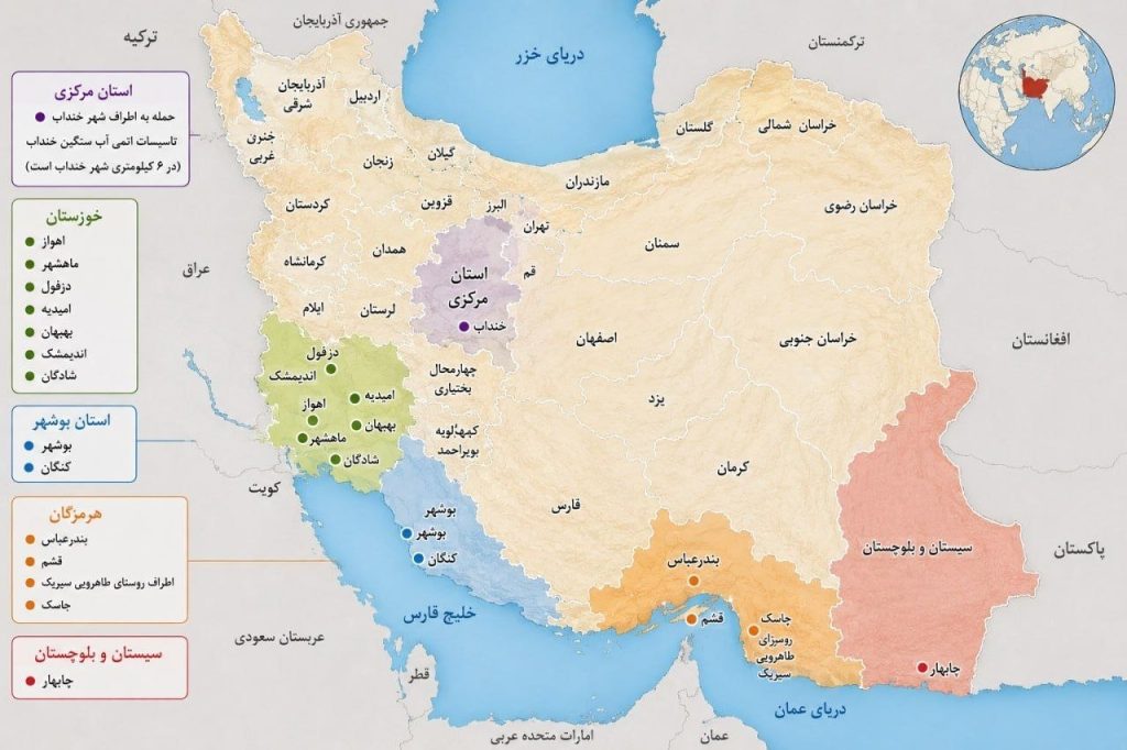 نقشه ایران
